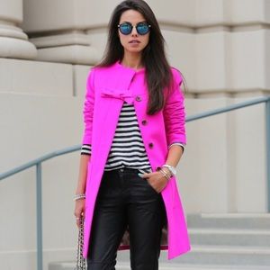 Jcrew pink coat